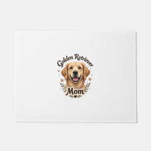 Paillasson Maman Golden Retriever Vintage Amateur de Chien Ty
