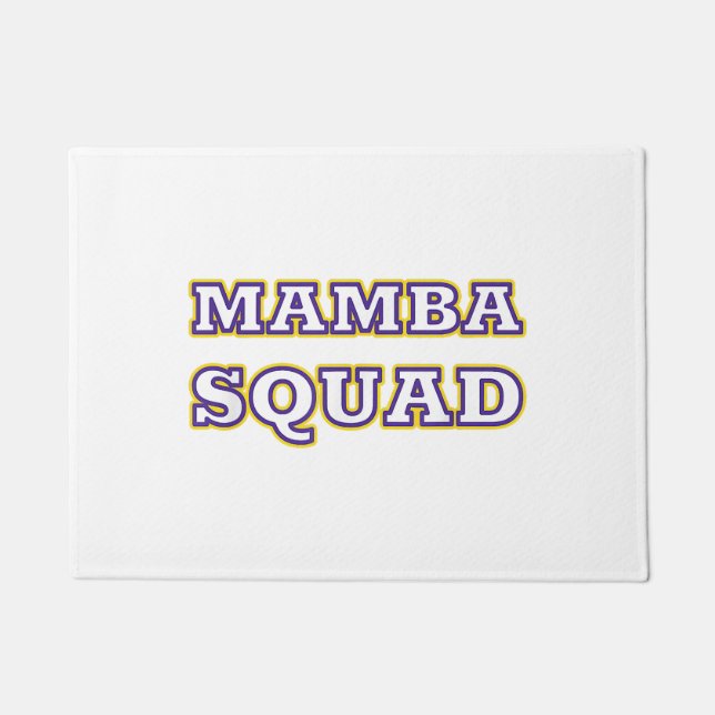 Paillasson Mamba Squad drôle Vêtements pour Amateur de serpen (Devant)