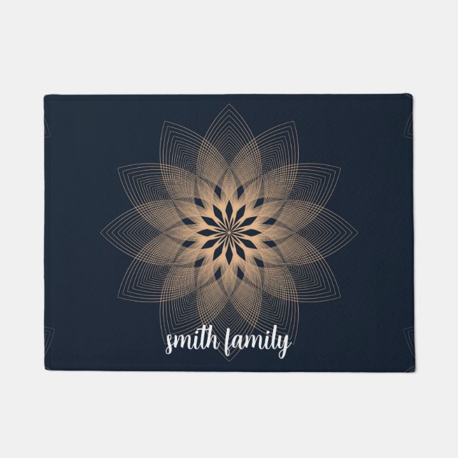 Paillasson mandala Abstrait trouver votre matelas de bain de  (Devant)