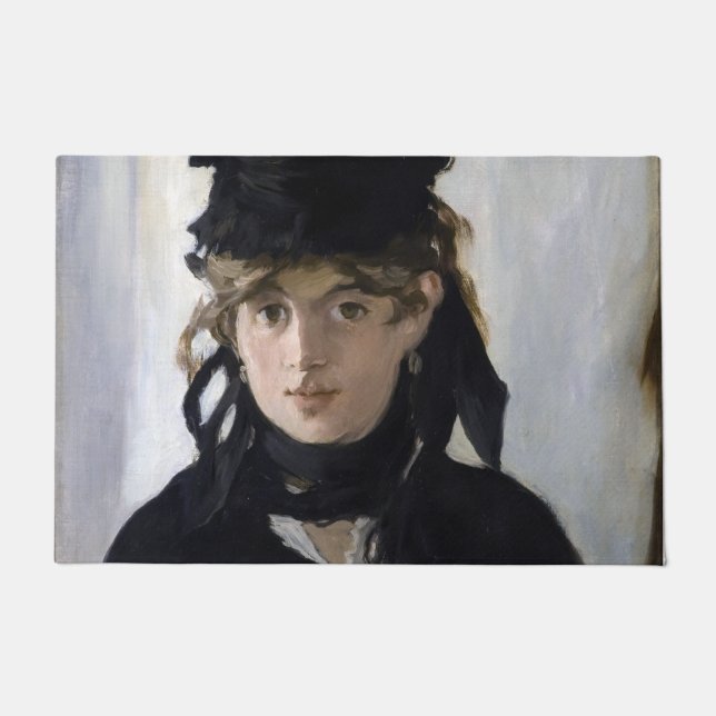 Paillasson Manet - Berthe Morisot with a bouquet of violets (Devant)