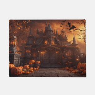 Paillasson Manoir gothique Éffrayant Halloween Maison effraya