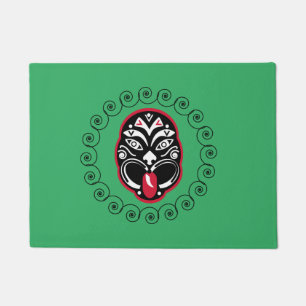 Paillasson Maori Haka   Nouvelle-Zélande   Art natif   Décor