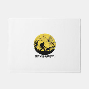 Paillasson Marcheurs Sauvages Bigfoot Bernese Halloween Hau