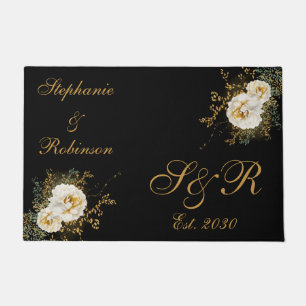 Paillasson Mariage du logo de la Florale d'or