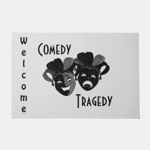 Paillasson Masques de théâtre comique et de tragédie
