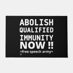 Paillasson mat "ABOLISH Q.I."