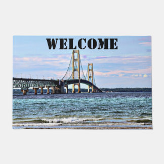 Paillasson Mat de bienvenue du pont Mackinac