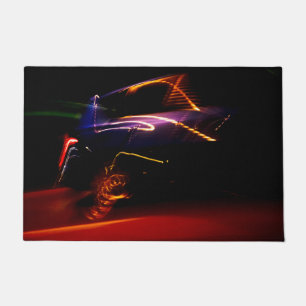 Paillasson mat de danse de voiture violet