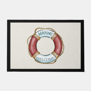Paillasson Mat de la porte d'accueil maritime