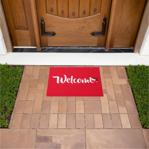 Paillasson Mat de la porte de bienvenue de Noël