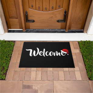 Paillasson Mat de la porte de bienvenue de Noël