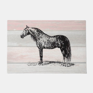 Paillasson Mat de la porte de cheval andalouse