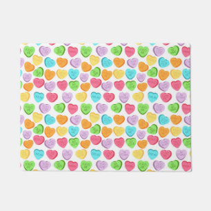 Paillasson Mat de la porte des bonbons arc-en-ciel