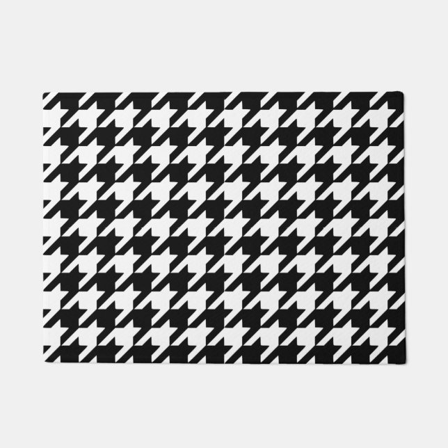 Paillasson Mat de la porte noire (Devant)