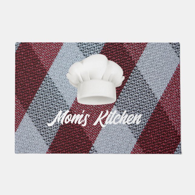 Paillasson Mat de plancher de cuisine de maman | Décorations  (Devant)