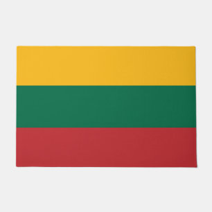 Paillasson Mat de porte avec drapeau de Lituanie