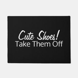 Paillasson Mat de porte - Chaussures mignonnes ! Enlevez-Les