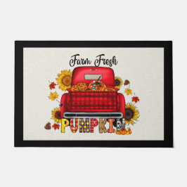 Paillasson Mat de porte de ferme d'automne
