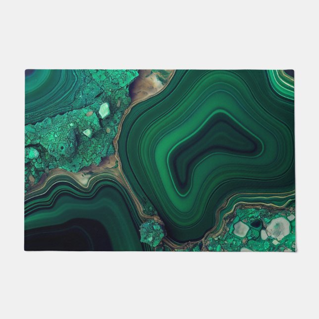 Paillasson Mat de porte de Malachite (Devant)