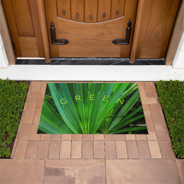 Paillasson Mat de porte de palmetto de scie verte (De plein air)