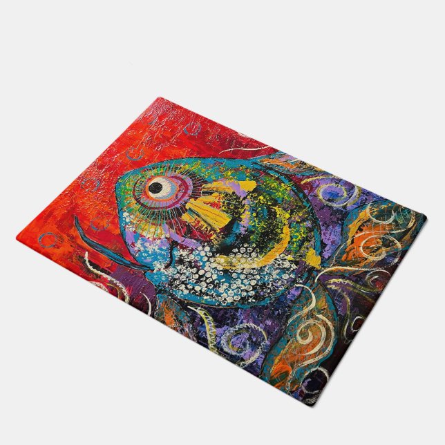 Paillasson Mat de porte de poisson (Incliné)