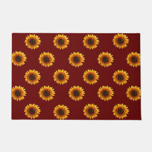 Paillasson Mat de porte de tournesol