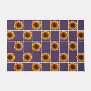 Paillasson Mat de porte de tournesol