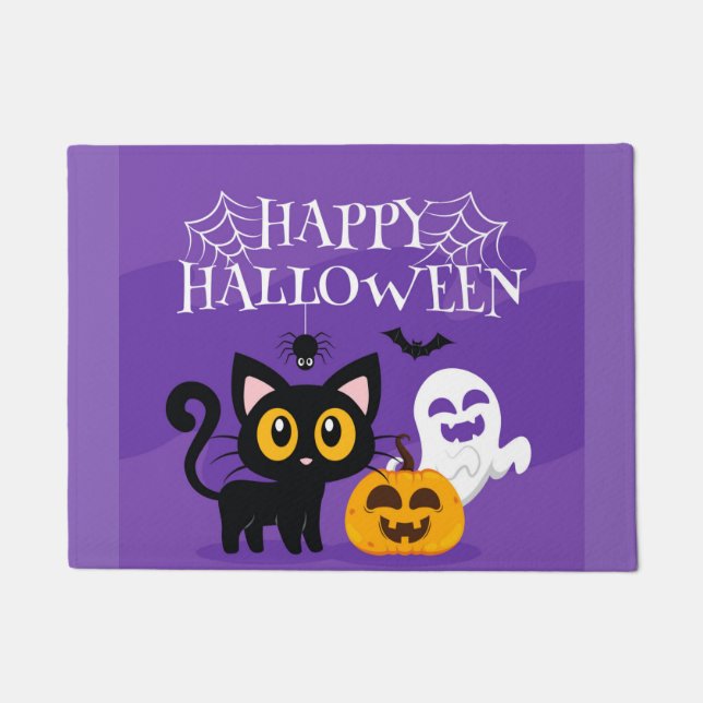 Paillasson Mat de porte d'Halloween (Devant)