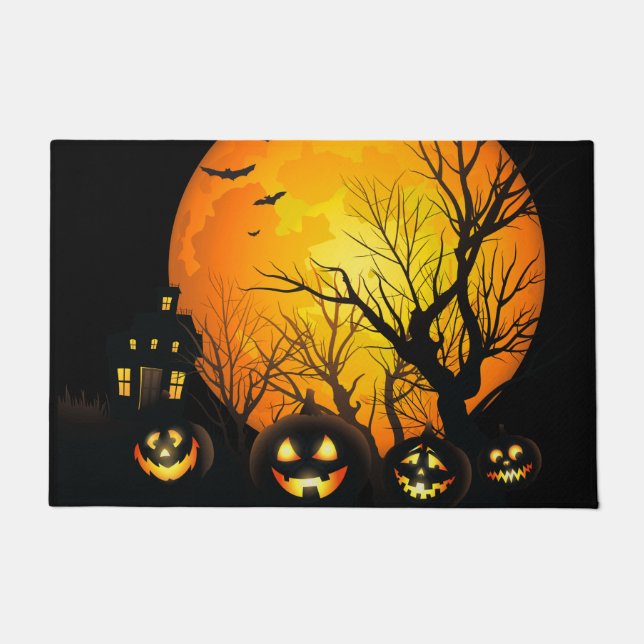 Paillasson Mat de porte d'Halloween (Devant)