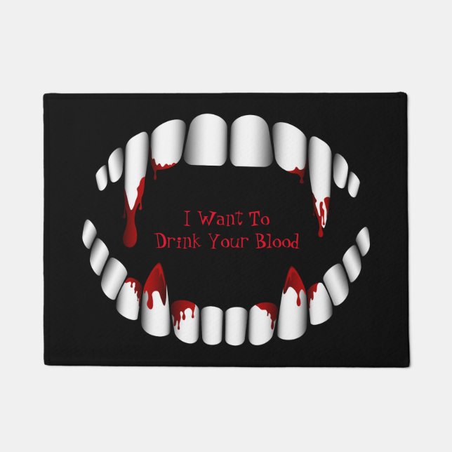 Paillasson Mat de porte d'Halloween (Devant)