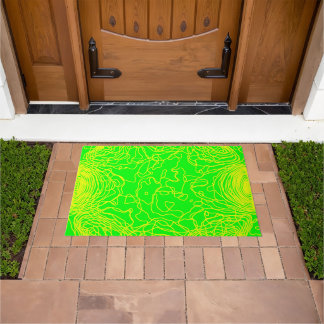 Paillasson Mat de porte jaune