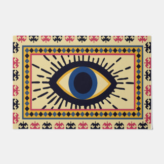 Paillasson Mat Rétro Et Vintage, Mat De Yeux Mystères