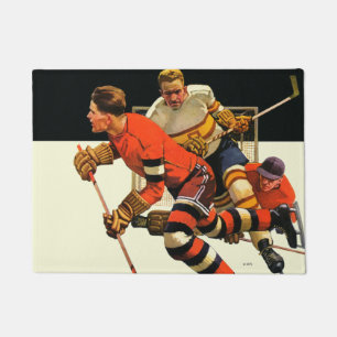 Paillasson Match de hockey sur glace