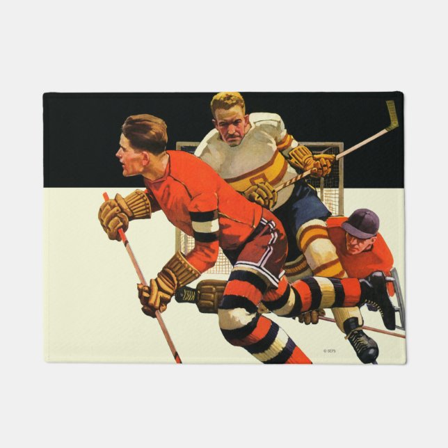 Paillasson Match de hockey sur glace (Devant)