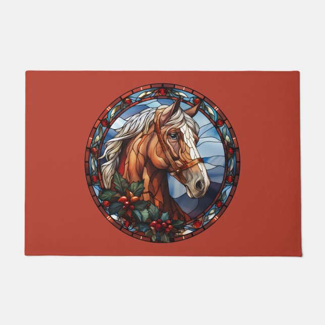 Paillasson Matelas à cheval de Noël (Devant)