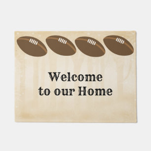 Paillasson Matelas de football en Brown & Tan