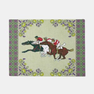 Paillasson Matelas de porte des chevaux de course
