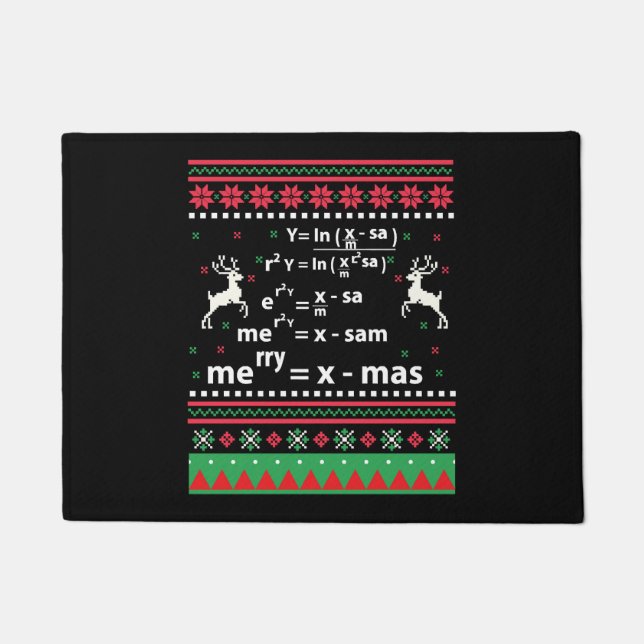 PAILLASSON MATH NOËL (Devant)