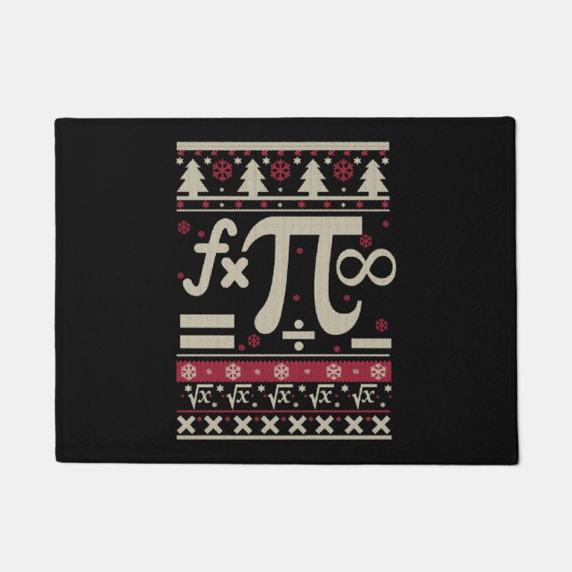 Paillasson Math Noël laid (Devant)