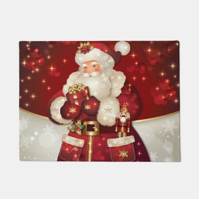 Paillasson Matmat Père Noël de Noël (Devant)