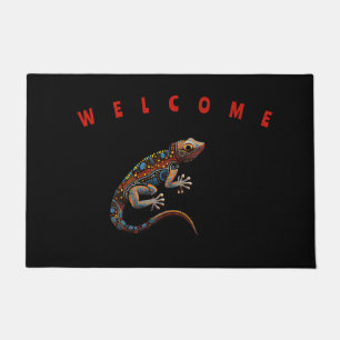 Paillasson Matormat Bienvenue style Art autochtone Goanna