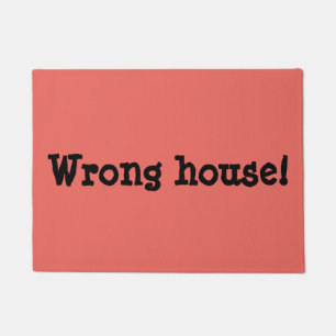 Paillasson Mauvaise maison Funny Rude Dire