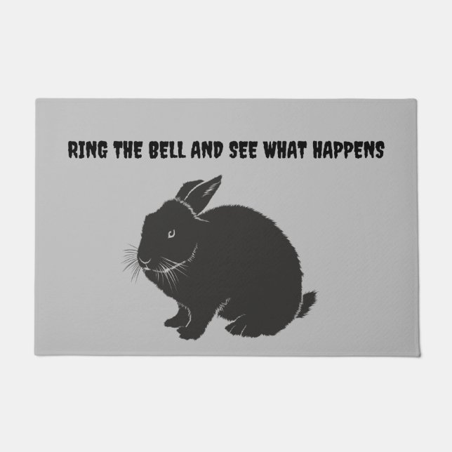 Paillasson Mean Bunny Doormat (Devant)