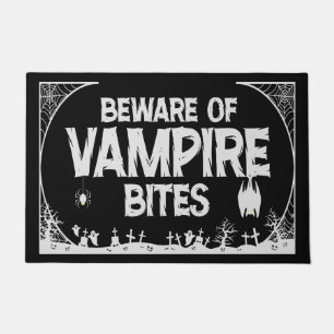 Paillasson Méfiez-Vous Des Morsures De Vampire Drôle Éffrayan