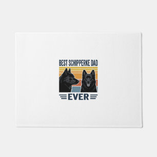 Paillasson Meilleur Papa Schipperke Jamais Design Vectoriel R
