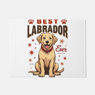 Paillasson Meilleur parent Labrador de tous les temps Vintage