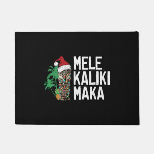 Paillasson Mele Kalikimaka Merry Christmas Hawaiian Tiki T-Sh