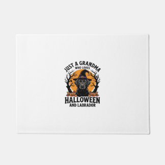 Paillasson Mémé Halloween Labrador Drôle Vintage_1