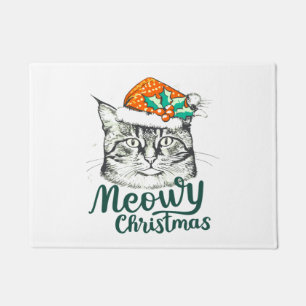 Paillasson Meowy kitty Christmas