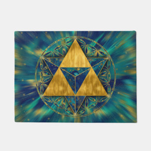 Paillasson Merkabah à Fleur de vie